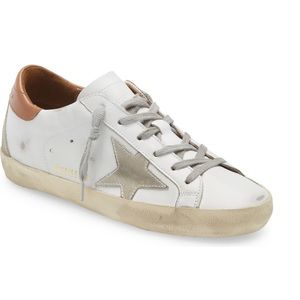 Golden Goose Superstar Leather Sneakers Size 8 (Women’s) White/Ice/Light Brown